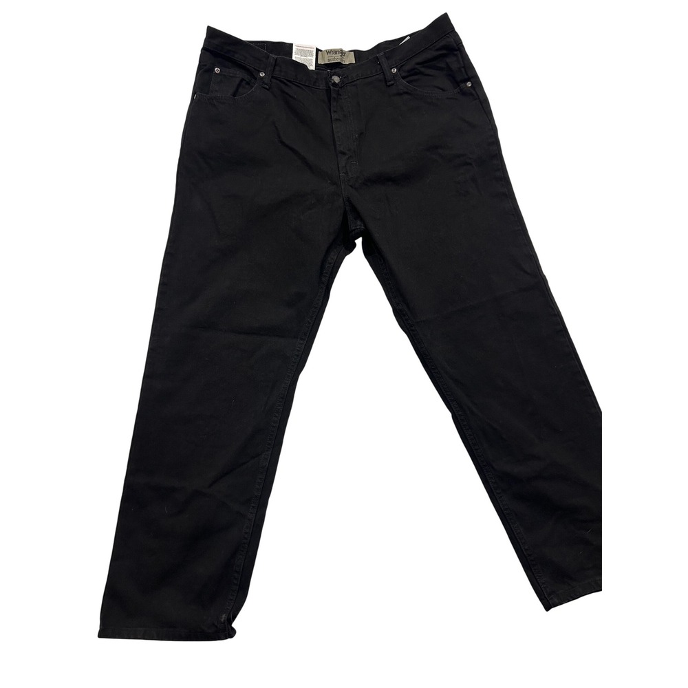 Wrangler Authentics Black Denim Jeans Regular Fit 40x30 (661)‎